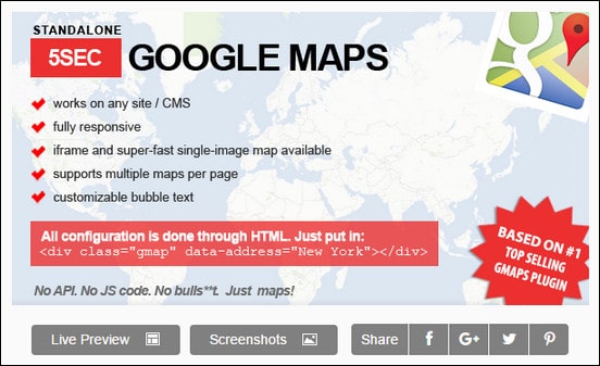 5sec Google Maps Standalone