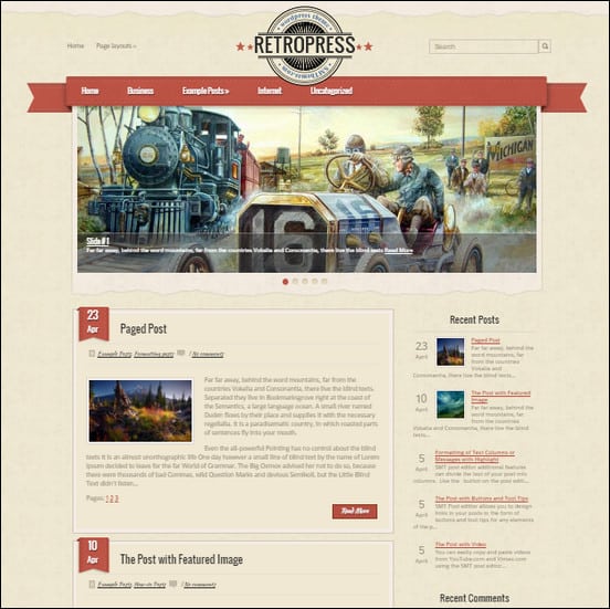 retropress-wordpress-theme