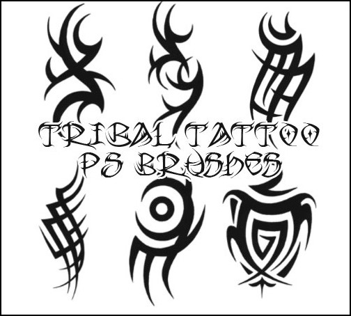 tribal tattoos lettering design