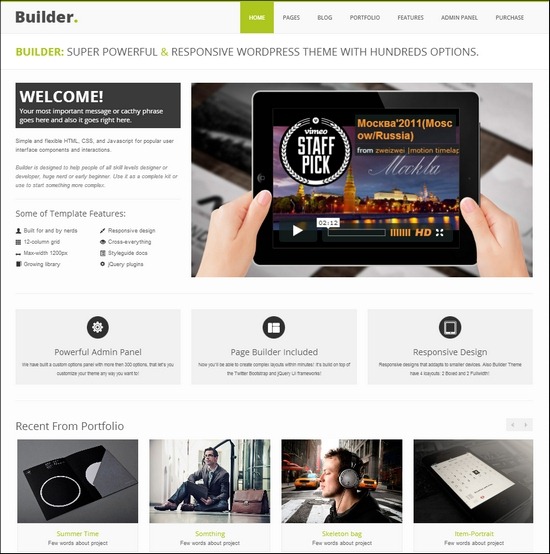 BUILDER - Responsive Multi-Purpose Theme