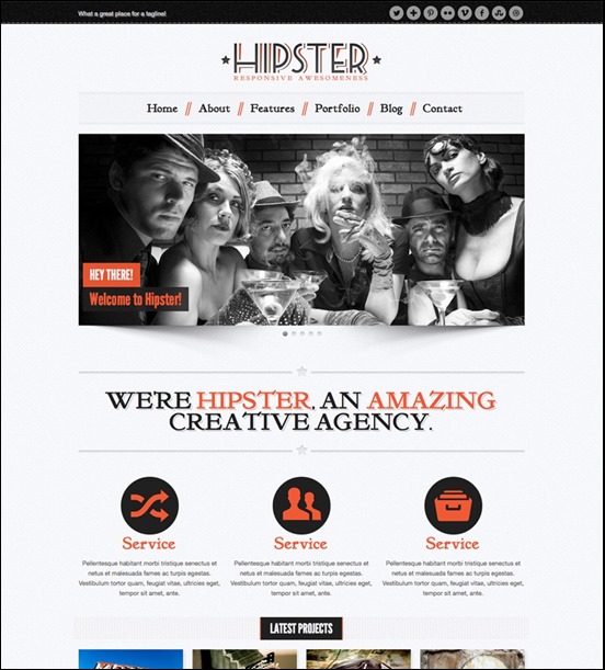 hipster-retro-wordpress-theme