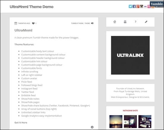 ultramnml-clean-responsive-tumblr-theme