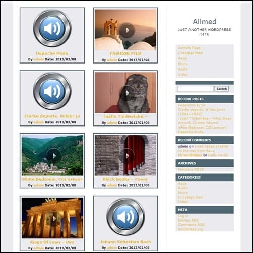 allmed free wordpress theme