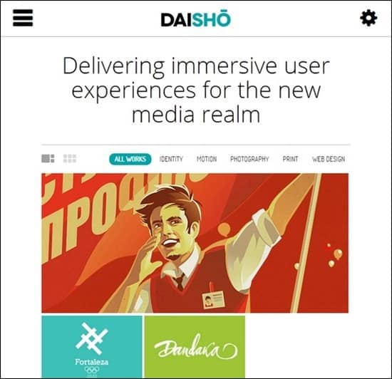 daisho is a fresh minimal looked theme for wordpress