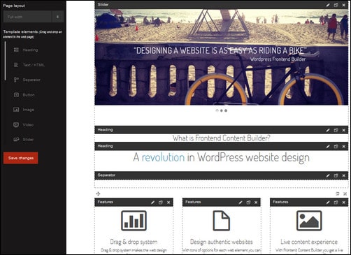 frontend builder best wp plugins