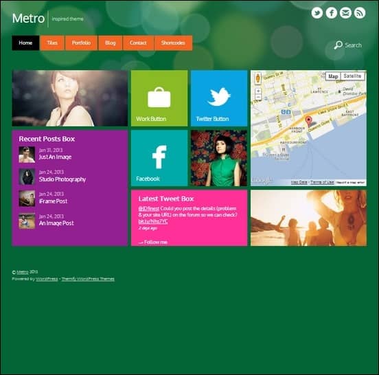 metro is a colorful metro ui inspired theme for wordpress