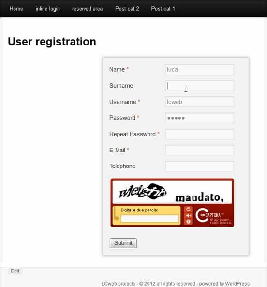 sample-registration-form
