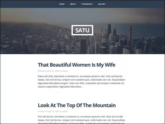 satu-free-wordpress-theme