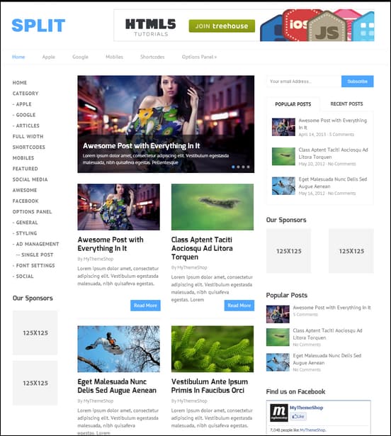 20 Great 3 Column Wordpress Theme Collection Tripwire Magazine