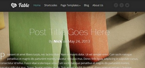 Review: Fable Is A Unique Approach to WordPress Blog Theme Design