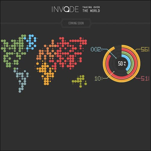 invade coming soon page