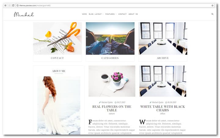 Michel - Clean WordPress Blog Theme