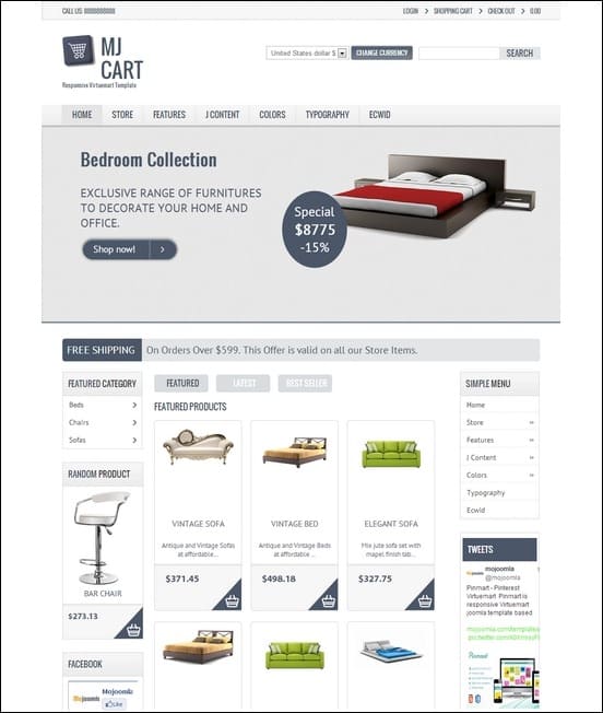 Mj-Cart-Responsive-Virtuemart-Template