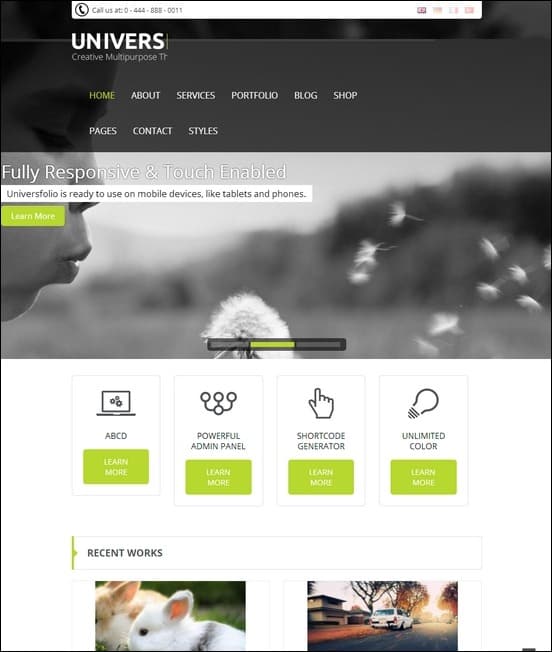 Universfolio-Multipurpose-Joomla-Template