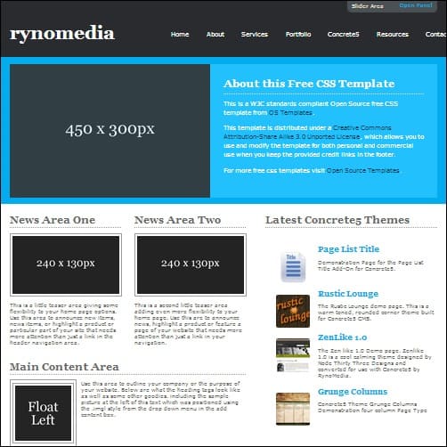 25 High Rated Free Concrete5 Themes Tripwire Magazine