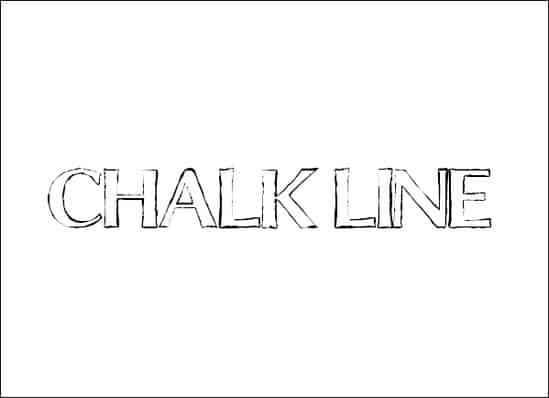 ChalkLineOutlineFont