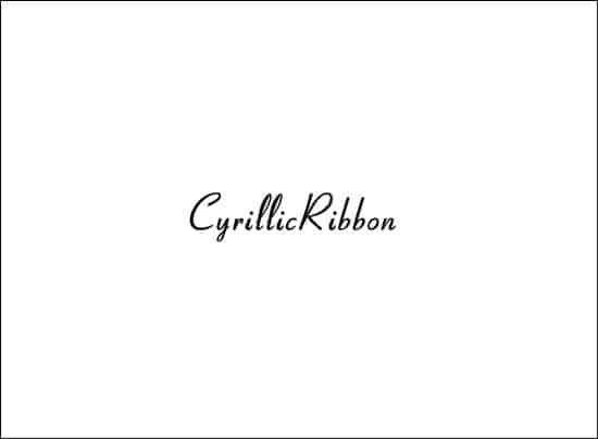 CyrillicRibbon