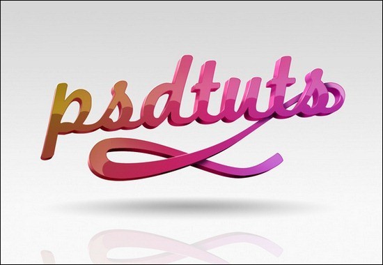 SuperGlossy3DTypography