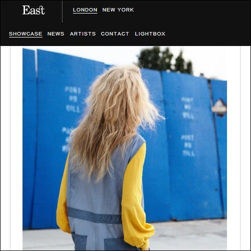 east