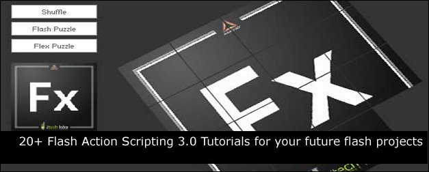 20+ Flash Action Scripting 3.0 Tutorials for Your Future Flash Projects