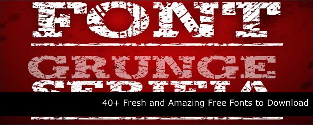 40+ Fresh and Amazing Free Fonts to Download