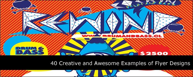 40 Creative and Awesome Examples of Flyer Designs