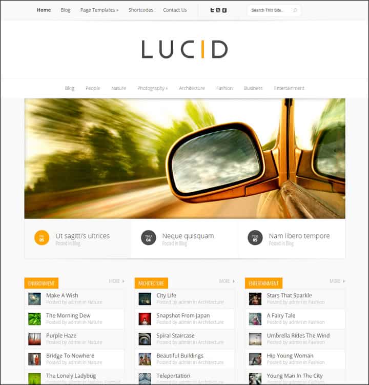 Elegant Themes created at cool magazine theme - Lucid