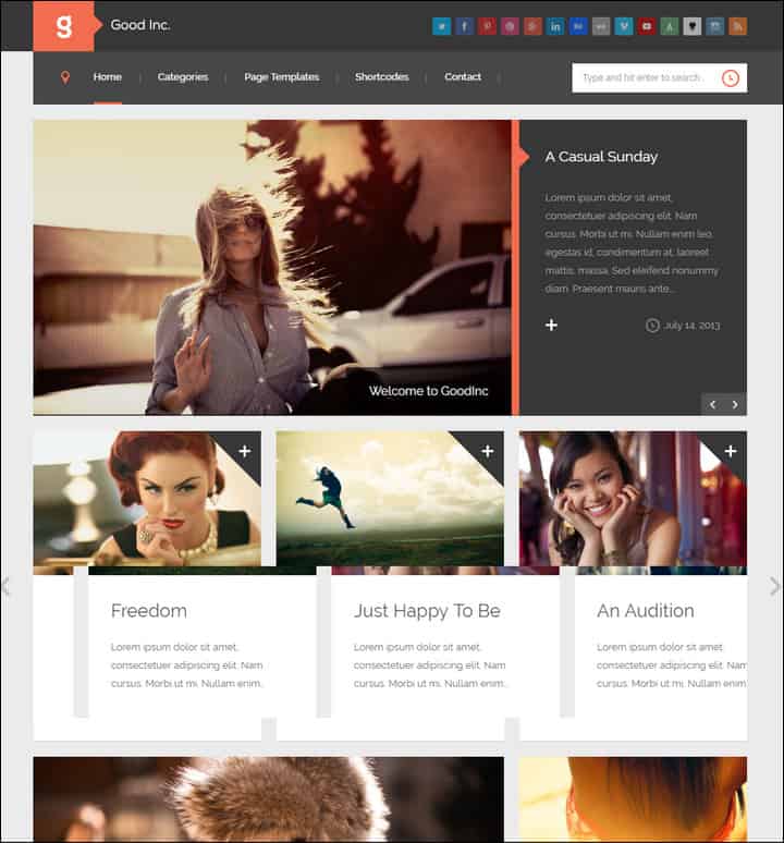 goodinc flat responsive wordpress blog news theme