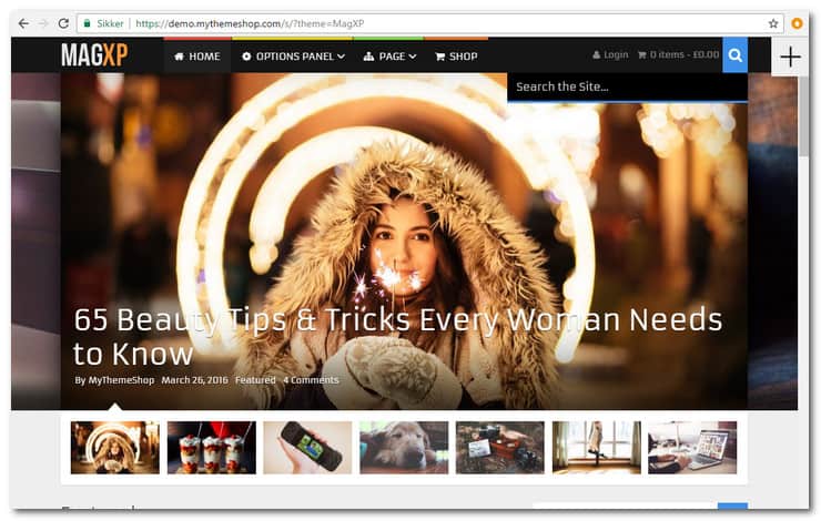 MagXP WordPress magazine theme